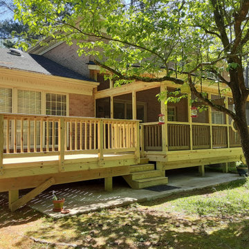 Screened Porch & Deck Combination in Macon’s River North Neighborhood