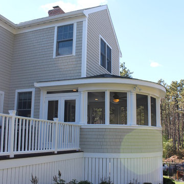 Custom Designed, Round Porch Enclosure