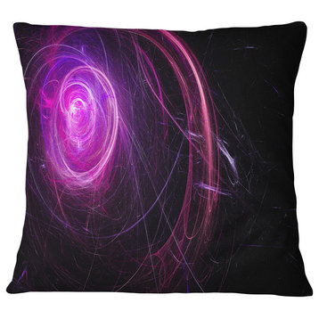 Nebula is a bright star. Star swirl. Colored sparks Graphic Pillow, 18"x18"