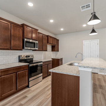 Pecan - Stained Cabinets