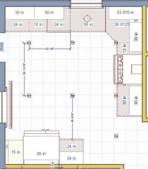 Recessed Lighting Layout For Kitchen, How To Place Pot Lights In Kitchen