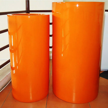 Fiberstone Lacquer Planters
