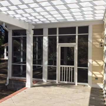 White Screen Tight system Screen Porch