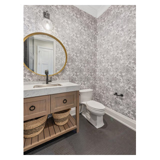 Hill - Transitional - Powder Room - Chicago - by Ross Builders, Inc ...