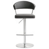 Cosmo Grey Stainless Steel Barstool - Grey