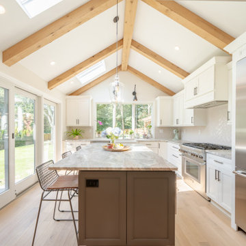 Open-Concept Kitchen Addition with Vaulted Ceiling: West Chester, PA