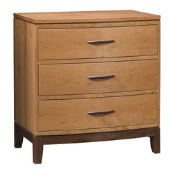 Stickley Carlton 3-Drawer Night Stand 7597 - Nightstands And Bedside Tables