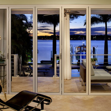Waterfront Living Redefined with NanaWall Folding Glass Walls: Tampa Remodel