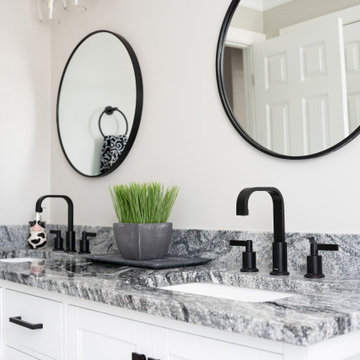 Contemporary Double Vanity Bathroom Renovation