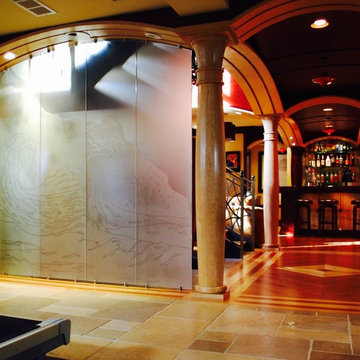 Custom Etched Glass Art - Chicago