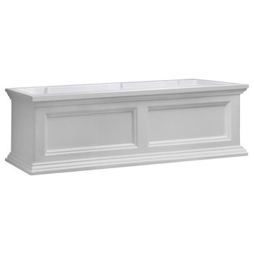 Mayne Fairfield 3ft Traditional Plastic Window Box in White