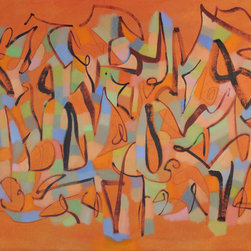 Madagascar - original abstract acrylic by Hal Mayforth - Products