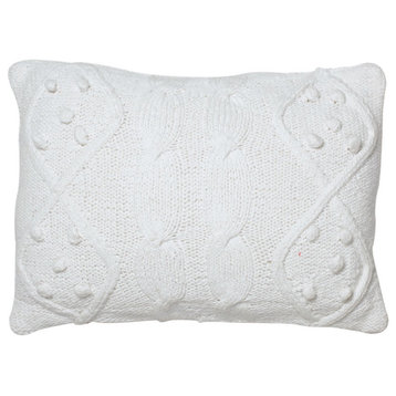 Vickerman QTx17571 Decorative 14"x20" French Knot Cushion Pillow