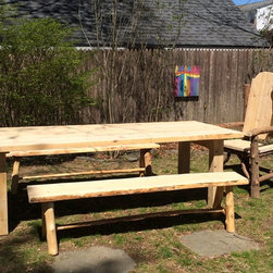 Rustic Furniture Designs - Outdoor Dining Tables