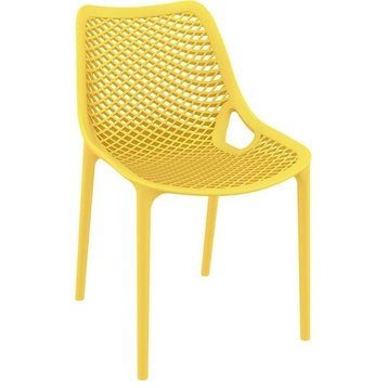 Compamia Air Patio Dining Chair in Yellow