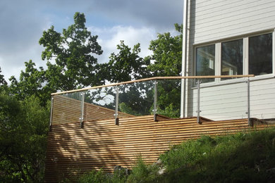 Photo of a modern deck in Stockholm.
