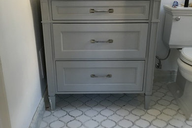 Inspiration for a contemporary bathroom remodel in San Diego