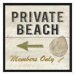 The Artwork Factory - Private Beach Members Only Print - Prints And Posters