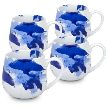 Set of 4 Seeing Blue Snuggle Mug