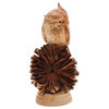 Novica Handmade Perched Owl Wood Sculpture