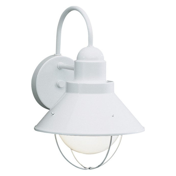 Kichler Seaside Outdoor Wall 1Lt, White
