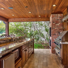 Kitchen under house