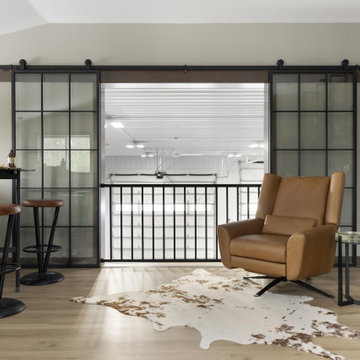 Outbuilding with Lofted Home Office & Lounge | Rural Minnesota