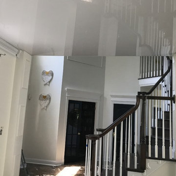 White Stretch Ceiling for Private House dining room in Hockessin, DE