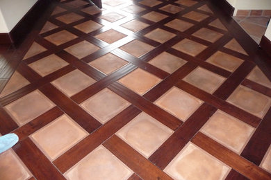 Entryway - large traditional entryway idea in San Diego