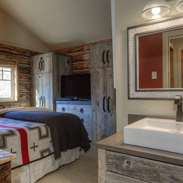 Cozy Big Sky Montana Ski Cabin Interior Design