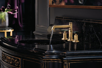 Invari - Luxury Bathroom with Black Sink