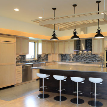 Crystal Cabinets- Contemporary Maple/Lyptus Kitchen
