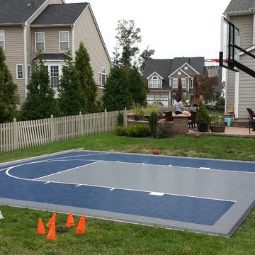 Clay A's Pro Dunk Diamond Basketball System on a 26x26 in Ashburn, VA