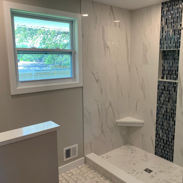 Second Level Modern En Suite Primary Bedroom & Bath and Hall Bath Renovation