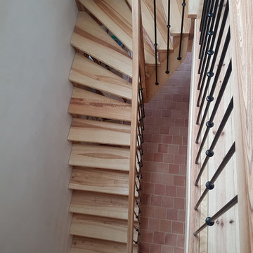 Réalisation d'un escalier sur mesure