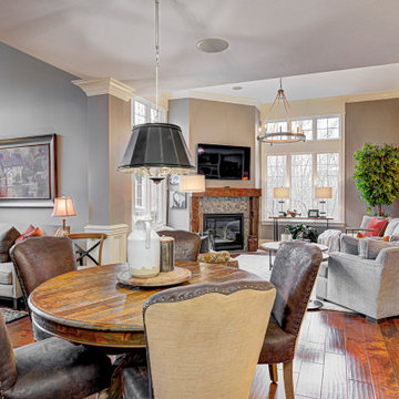 Chic Fishers Renovation: Living Room