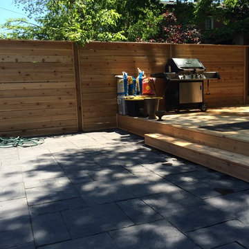 Rear yard renovation