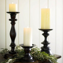 Candles and glass