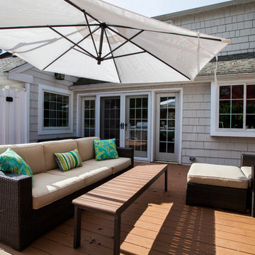 Berwyn, PA Deck and Outdoor Shower