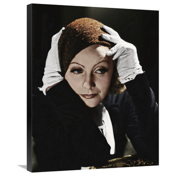 "Greta Garbo" Stretched Canvas Giclee by Hollywood Photo Archive, 24"x30"