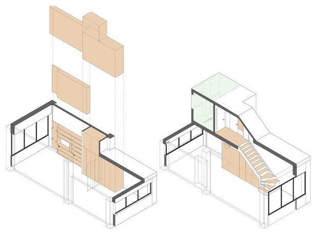Contemporary Interior Elevation by Studio Bazi
