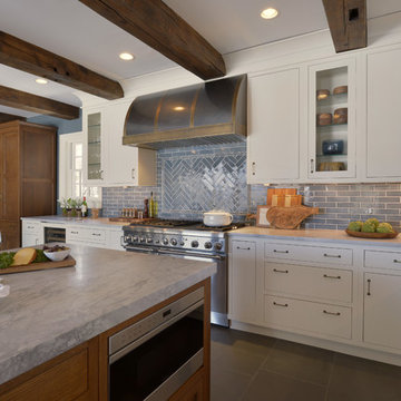 Expansive Transitional Kitchen Overlooking the Hudson