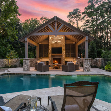 Memorial Stone Pool House