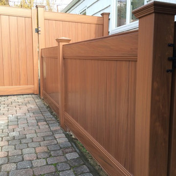 Woodgrain Vinyl Fences & Gates