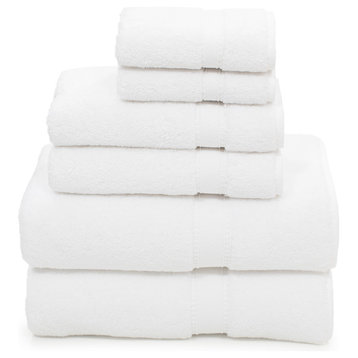 Linum Home Textiles Sinemis Terry 6-Piece Towel Set, White