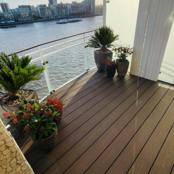 River penthouse balconies renovation