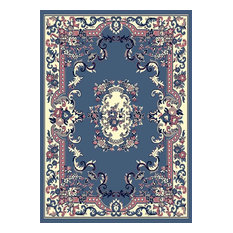 Most Por Victorian Area Rug Sets For 2018 Houzz Home Dynamix Traditional Country Blue Rug
