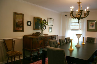 Eclectic dining room photo in New York