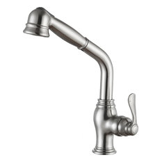ANZZI Del Moro Single Handle Standard Kitchen Faucet, Brushed Nickel