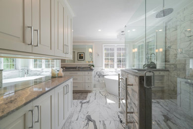 Inspiration for a modern bathroom remodel in Other